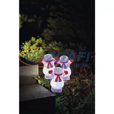 EMOS DCPM02 LED dekoráció projektor – hóemberek, 1,8m, kültéri és beltéri, színes, 5 W, 230 V AC, IP44 EMOS DCPM02 LED dekoráció projektor – hóemberek, 1,8m, kültéri és beltéri, színes, 5 W, 230 V AC, IP44