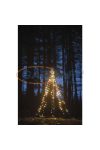EMOS DCTW02 LED karácsonyfa, fém, 180 cm, kültéri és beltéri, meleg fehér, időzítő,  6 W, 230 V AC, IP44