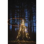   EMOS DCTW02 LED karácsonyfa, fém, 180 cm, kültéri és beltéri, meleg fehér, időzítő,  6 W, 230 V AC, IP44