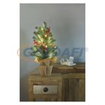   EMOS DCTW04 LED karácsonyfa, havas, 52 cm, 3x AA, beltéri, meleg fehér, időzítő,  0,2 W, elem (3× AA), IP20