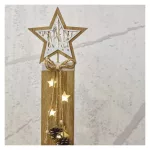   EMOS DCWW10 LED dekoráció, fa – csillagok, 48 cm, 2x AA, beltéri, meleg fehér, időzítő,  0,3 W, elem (2× AA), IP20