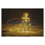   EMOS DCZW05 LED karácsonyfa, fém, 50 cm, kültéri és beltéri, meleg fehér, 1,2 W, 230 V AC, IP44