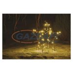   EMOS DCZW06 LED karácsonyi csillag, fém, 56 cm, kültéri és beltéri, meleg fehér, 1,2 W, 230 V AC, IP44