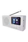 EMOS E0091 #DAB FM BLUETOOTH RADIO P-600B WHITE EMOS E0091 #DAB FM BLUETOOTH RADIO P-600B WHITE