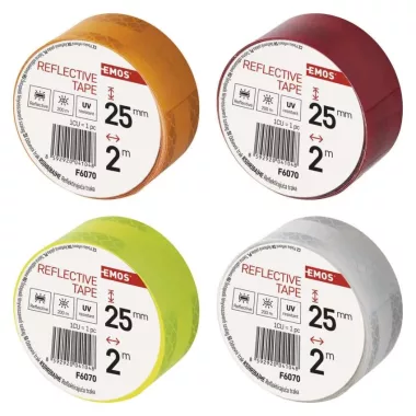 EMOS F6070 ÖNTAPADÓ FÉNYVISSZAVERŐ SZALAG 25/2 BOX 12DB