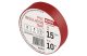 EMOS F61513 SZIGETELŐSZALAG PVC 15/10 PIROS 10db/csomag