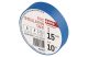 EMOS F61514 SZIGETELŐSZALAG PVC 15/10 KÉK 10db/csomag