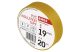 EMOS F61926 SZIGETELŐSZALAG PVC 19/20 SÁRGA 10db/csomag - 6