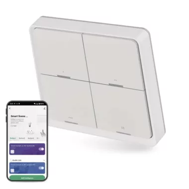 EMOS H5013 GoSmart Okos hordozható 4 funkciós szcenárió kapcsoló IP-2004ZW, ZigBee 3.0
