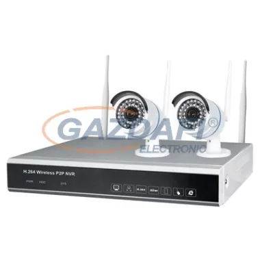 EMOS H5602 WiFi NVR + 2× KAMERA