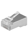 EMOS K0201 CSATLAKOZÓ RJ45 FTP CAT5E ÁRNYÉKOLT VEZETÉK (K0201)