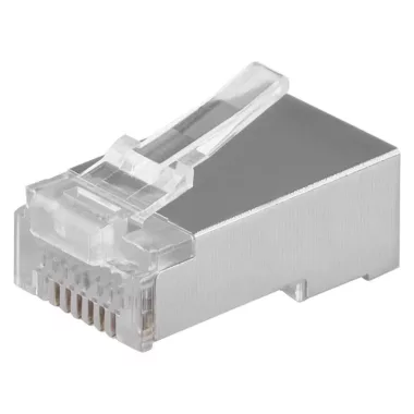 EMOS K0201 CSATLAKOZÓ RJ45 FTP CAT5E ÁRNYÉKOLT VEZETÉK (K0201)