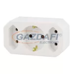 EMOS P00272 ELOSZTÓ 3× FEHÉR SCHUKO