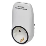 EMOS P0072 ALJZAT ELÁGAZÓ 1× 2P + PE + 2× USB 5 V DC max. 2 100 mA