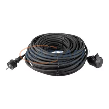   EMOS P01825R Hosszabbító 25 m / 1 aljzat / fekete / gumi-neoprén / 250 V / 2,5 mm2
