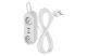EMOS P02214E #EXT.CORD 1,4M 1,5MM 2S+2×USB A+1×USB C SCHUKO