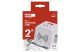 EMOS P0222CQ Hosszabbító - kocka 2 m / 2 aljzat / fehér / 2×USB-A+1×USB-C+Qi / 1,5 mm2 - 5