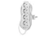 EMOS P0425R Hosszabbító 5 m / 4 aljzat / fehér / PVC / 1,5 mm2
