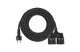 EMOS P0701 Hosszabbító 10 m / 2 aljzat / fekete / gumi / 250 V / 1,5 mm2