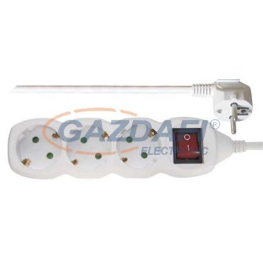 EMOS P1322 HOSSZABBÍTÓ 3ALJ. 2M+KAPCS.SCH (P1322)