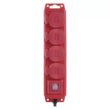 EMOS P14251 HOSSZABBÍTÓ ALJZAT, 5M, 1,5M, IP44, 4× 2P + PE SCHUKO