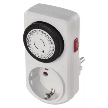 EMOS P5523N Mechanikus időkapcsoló 15D-3A IP20 SCHUKO