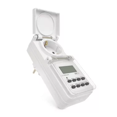 EMOS P5525N Digitális kapcsoló aljzat, kültéri, IP44