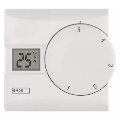 EMOS P5603R Manuális vezetékes szobatermosztát P5603R EMOS P5603R Manuális vezetékes szobatermosztát P5603R