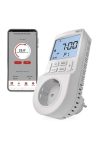 EMOS P56601SH GoSmart 2 az 1-ben konnektoros, digitális termosztát időzítő funkcióval, schuko, WiFi