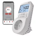   EMOS P56601SH GoSmart 2 az 1-ben konnektoros, digitális termosztát időzítő funkcióval, schuko, WiFi
