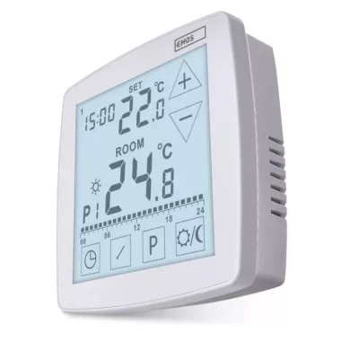 EMOS P56A02 Programozható vezetékes OpenTherm szobatermosztát P56A02 EMOS P56A02 Programozható vezetékes OpenTherm szobatermosztát P56A02