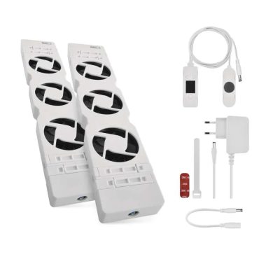 Emos P56PR2 Radiátor fűtéserősítő ventilátor DUO, fehér