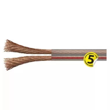 EMOS S8324 SPEAKER WIRE 2×2,50 TRANSPARENT OFC
