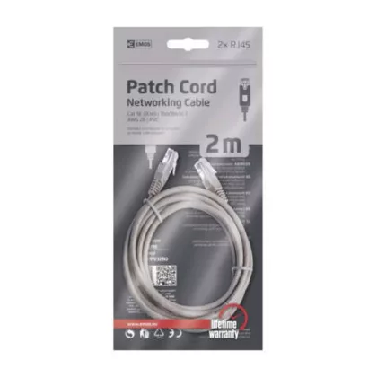 EMOS S9123 UTP PATCH KÁBEL CAT5E PVC 2M (S9123)
