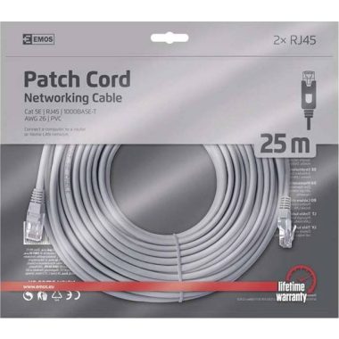 EMOS S9130 UTP PATCH KÁBEL CAT5E PVC 25M (S9130)