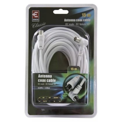 EMOS SB3115 CABLU ANTENA COAXIAL 90 ° 15M (SB3115)
