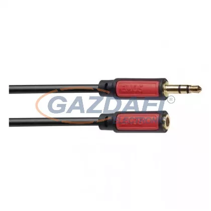   EMOS SM5102 jack kábel 3,5mm st dugó - 3,5mm st dugalj 2,5m
