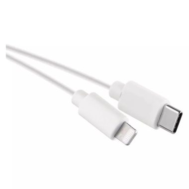 EMOS SM7015W Töltő- és adatkábel USB-C 2.0 / Lightning MFi, 1 m, fehér