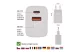 EMOS V02G20 Univerzális USB töltő GaN PD 20 W max. - 5