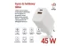 EMOS V04G45 Univerzális USB töltő GaN PD 45 W max.