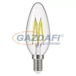 EMOS Z74218 LED Filament gyertya 6W(50W) 630lm E14 NW