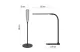 EMOS Z7637B LED OSCAR ASZTALI LÁMPA FEKETE