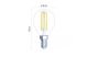 EMOS ZF1121 LED filament fényforrás kisgömb  3,4W(40W) 470lm E27 NW