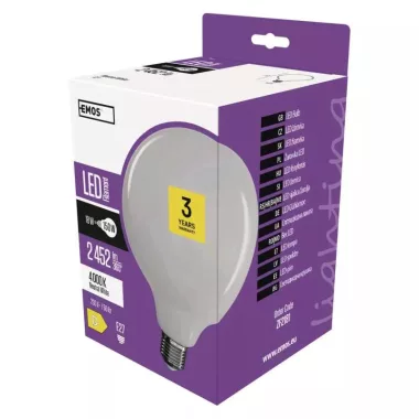 EMOS ZF2181 LED filament fényforrás G125 18W(150W) 2452lm E27 NW