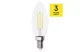 Emos ZF3D03 LED izzó Filament gyertya / E14 / 1,8 W (25 W) / 250 lm / Természetes fehér - 7