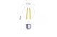 EMOS ZF5120 LED filament fényforrás A60 3,4W(40W) 470lm E27 WW