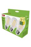 Emos ZF5157.3 LED izzó Filament A60 A CLASS/ E27 / 5 W (75 W) / 1 060 lm / meleg fehér