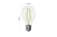 EMOS ZF5254D LED izzó Filament A60 / E27 / 7,5 W (75 W) / 1 055 lm / természetes fehér / dimmelhető
