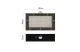 EMOS ZG162S LED SOLAR lámpatest BRIXO 350LM IP65 NW black EMOS ZG162S LED SOLAR lámpatest BRIXO 350LM IP65 NW black