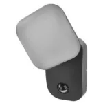   Emos ZGE044L LED kültéri falra szerelhető lámpa szürkületérzékelővel NIKA, 12 x 12 x 20 cm, 12,8 W, meleg fehér